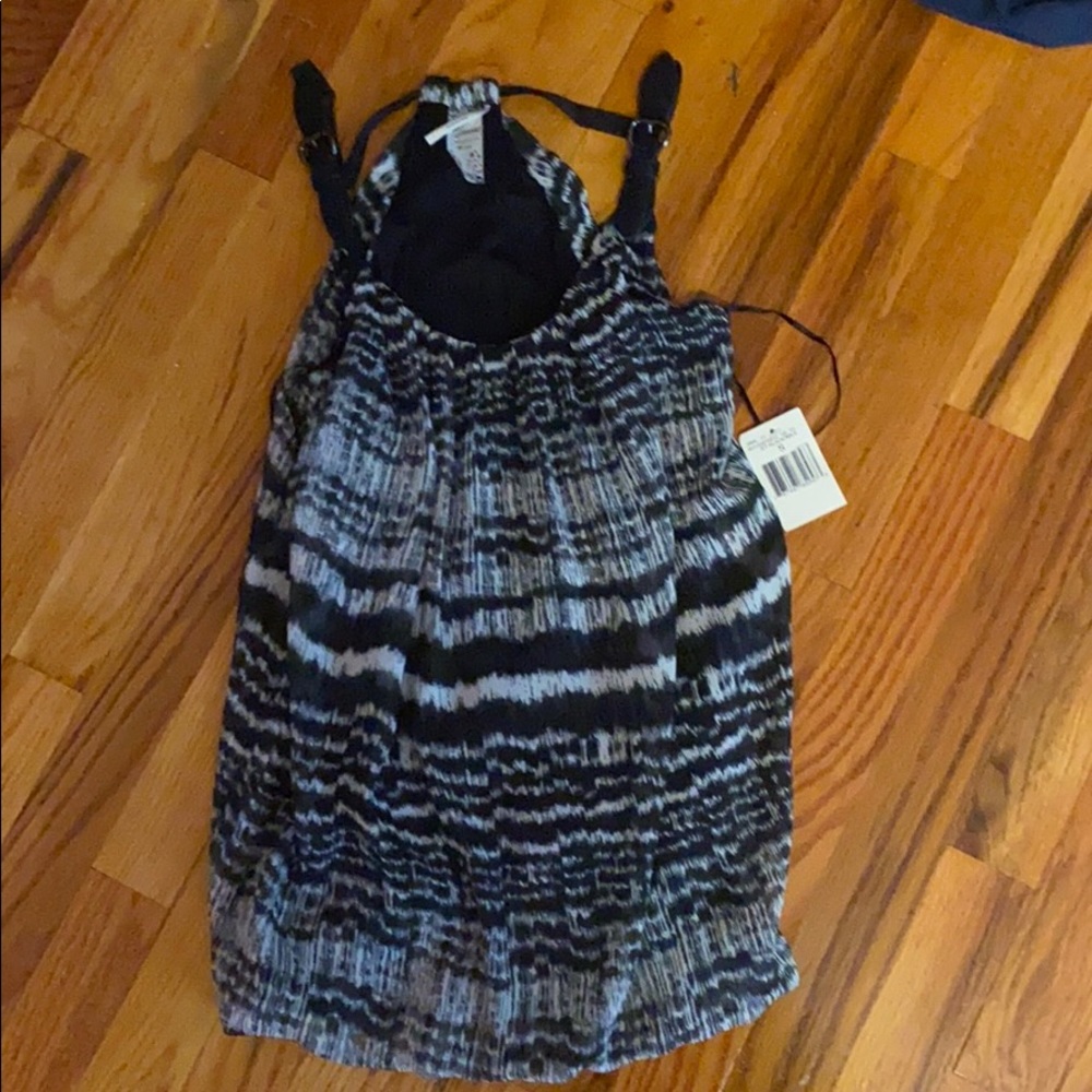 Guess buckle strap blouse NWT